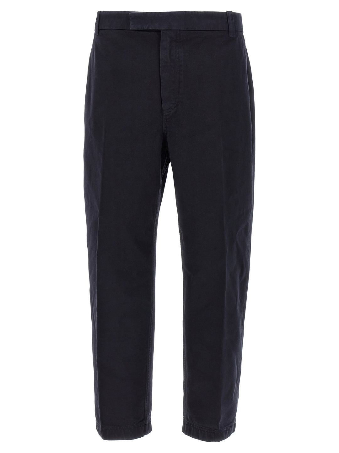 Thom Browne Blue Cotton Casual Pants
