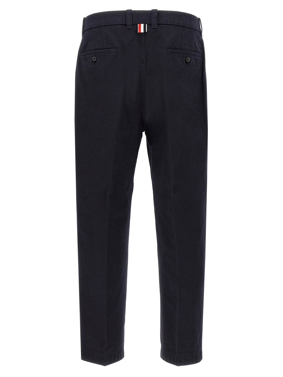 Thom Browne Blue Cotton Casual Pants