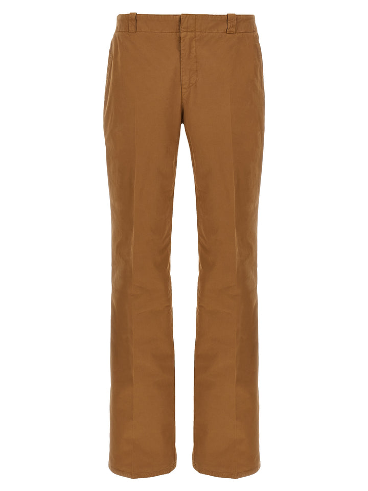 Alexander McQueen Brown Cotton Chino Pants
