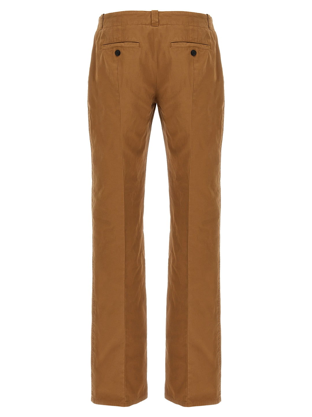 Alexander McQueen Brown Cotton Chino Pants