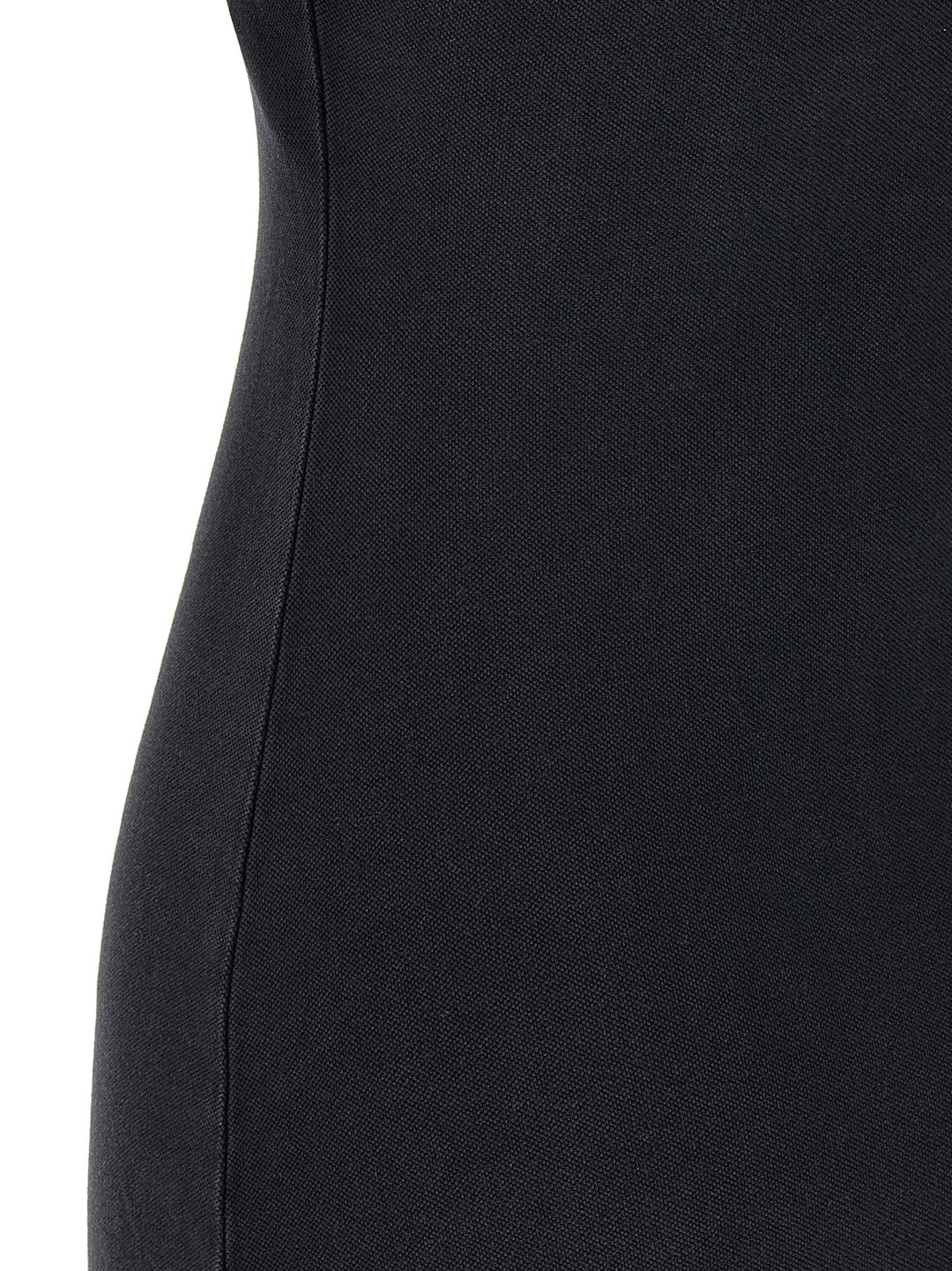 Balenciaga Black Cotton Short Dress