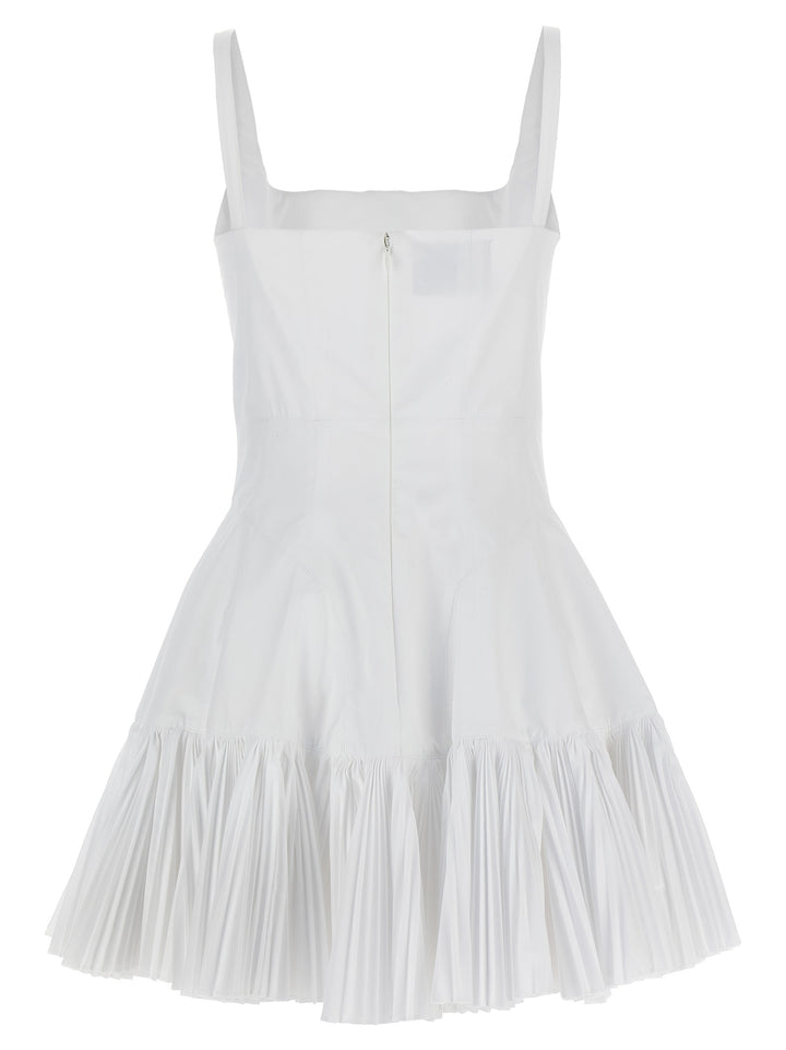 Giovanni Bedin White Polyester Short Dress