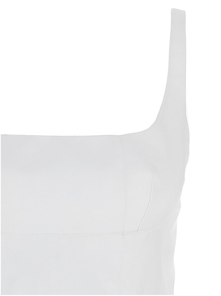 Giovanni Bedin White Polyester Short Dress
