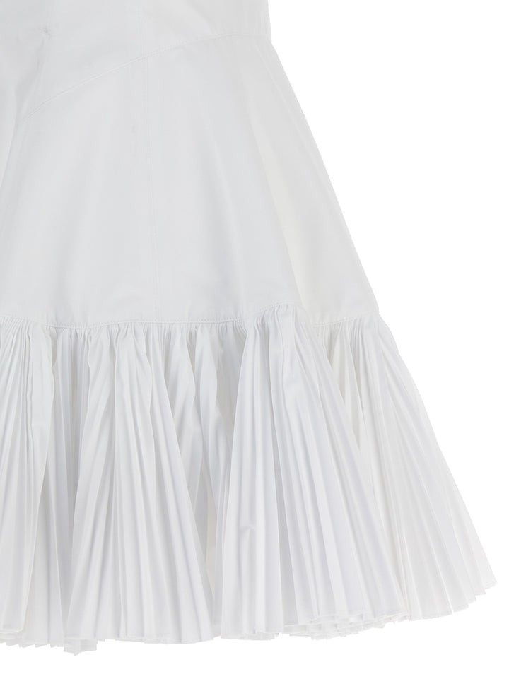 Giovanni Bedin White Polyester Short Dress
