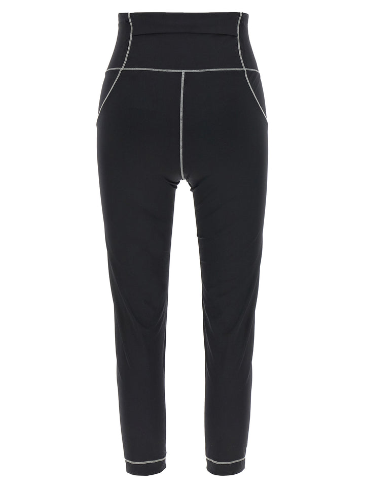 Moncler Grenoble Black Polyamide Leggings