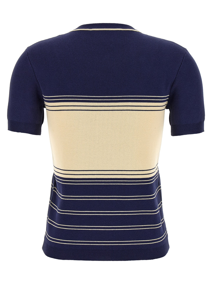 Valentino Garavani Blue Cotton T-Shirt