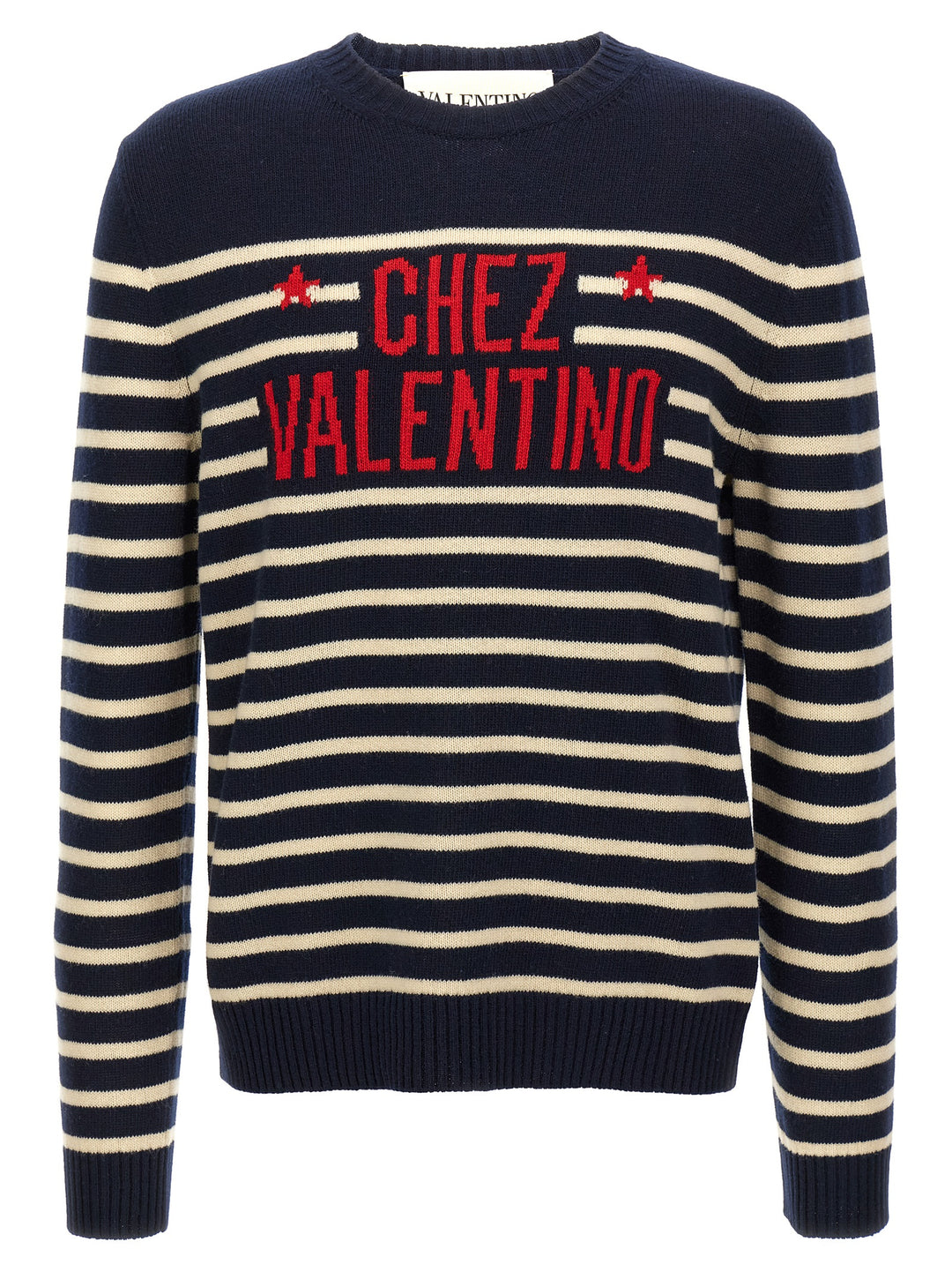 Valentino Garavani Blue Virgin Wool Cardigan