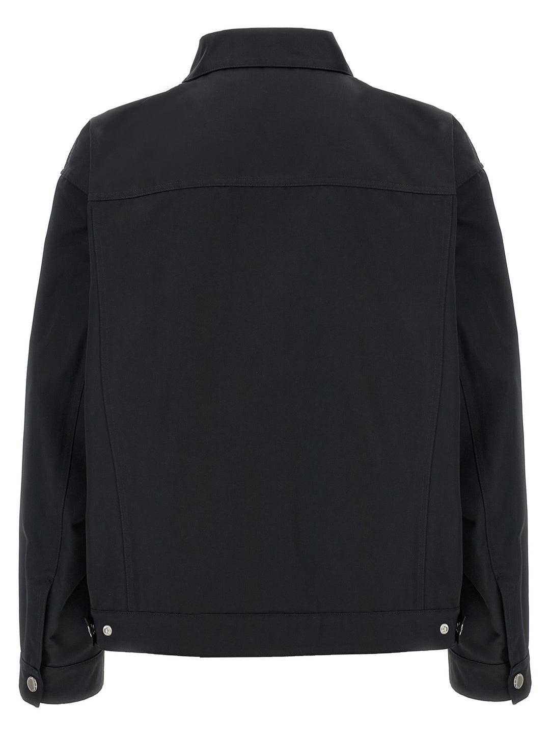 Dsquared² Black Polyester Full-Length Jacket