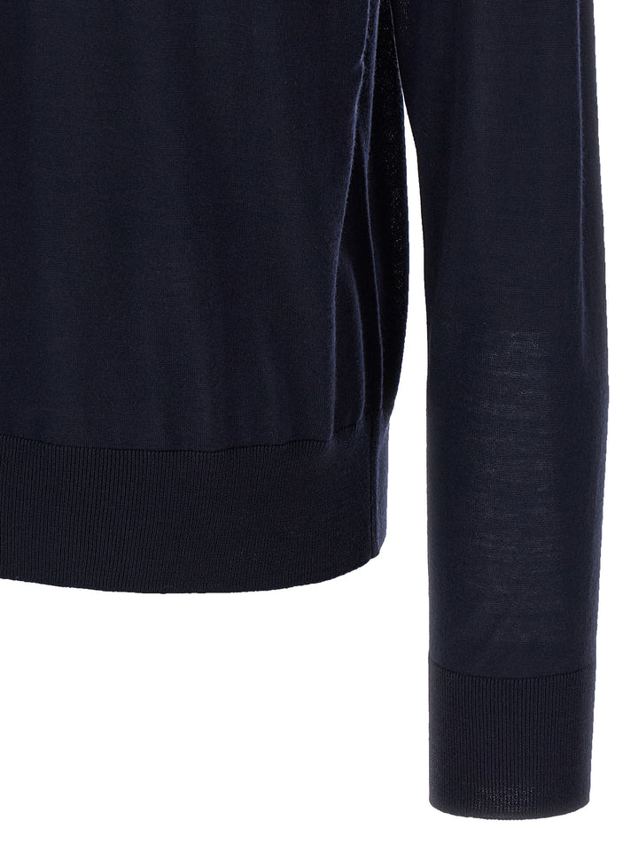 Dsquared² Blue Virgin Wool Cardigan