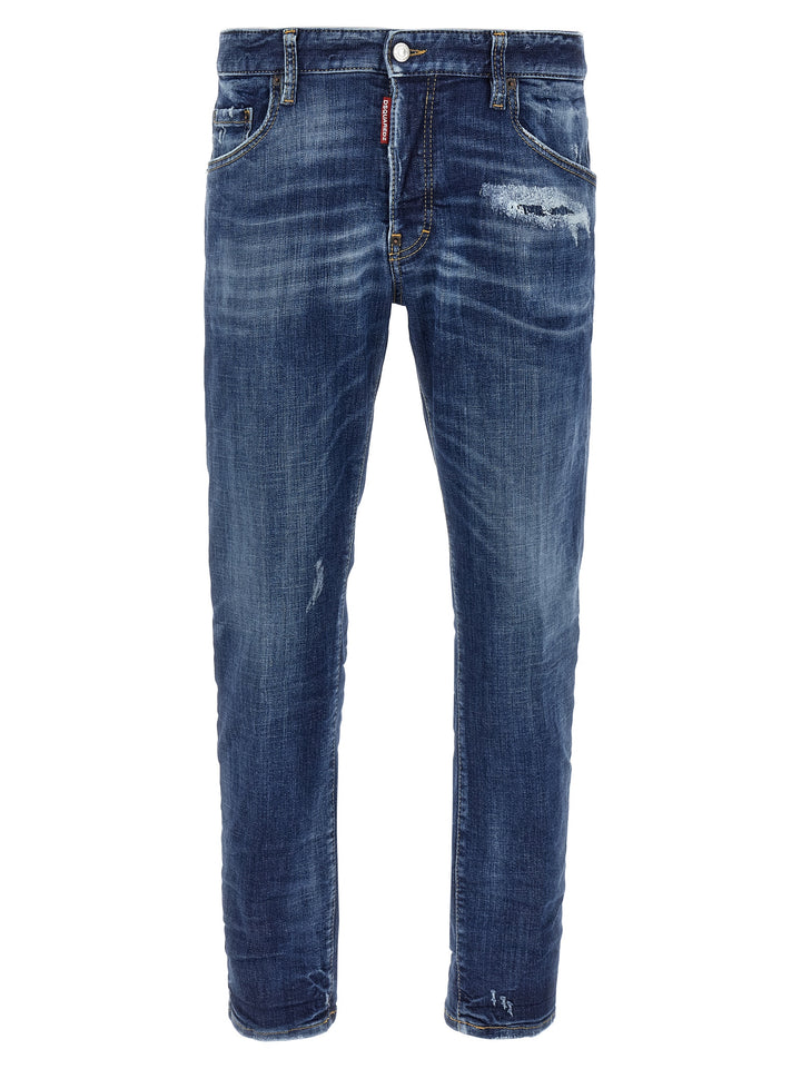 Dsquared² Blue Cotton Skinny Jeans