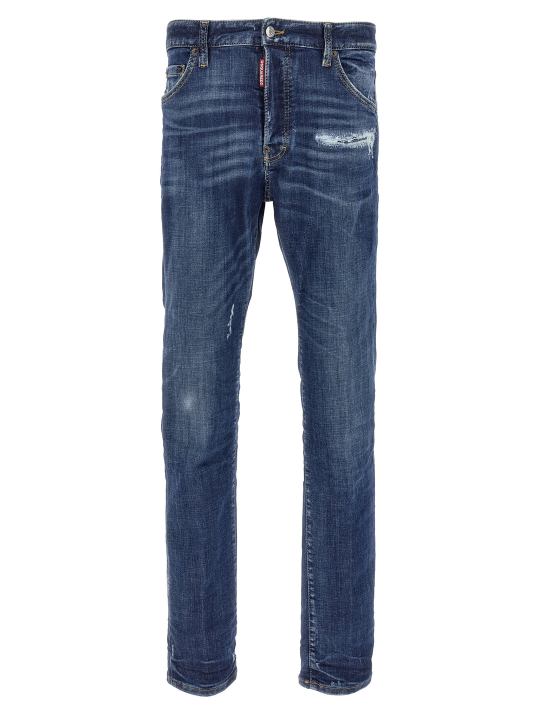Dsquared² Blue Cotton Slim Fit Jeans