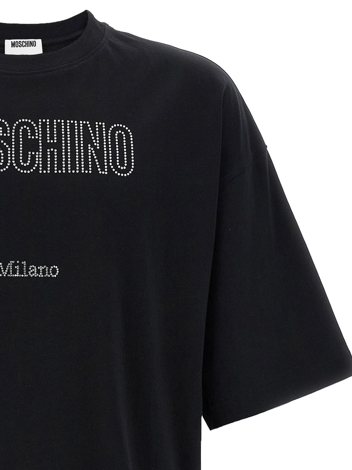 Moschino Black Cotton T-Shirt