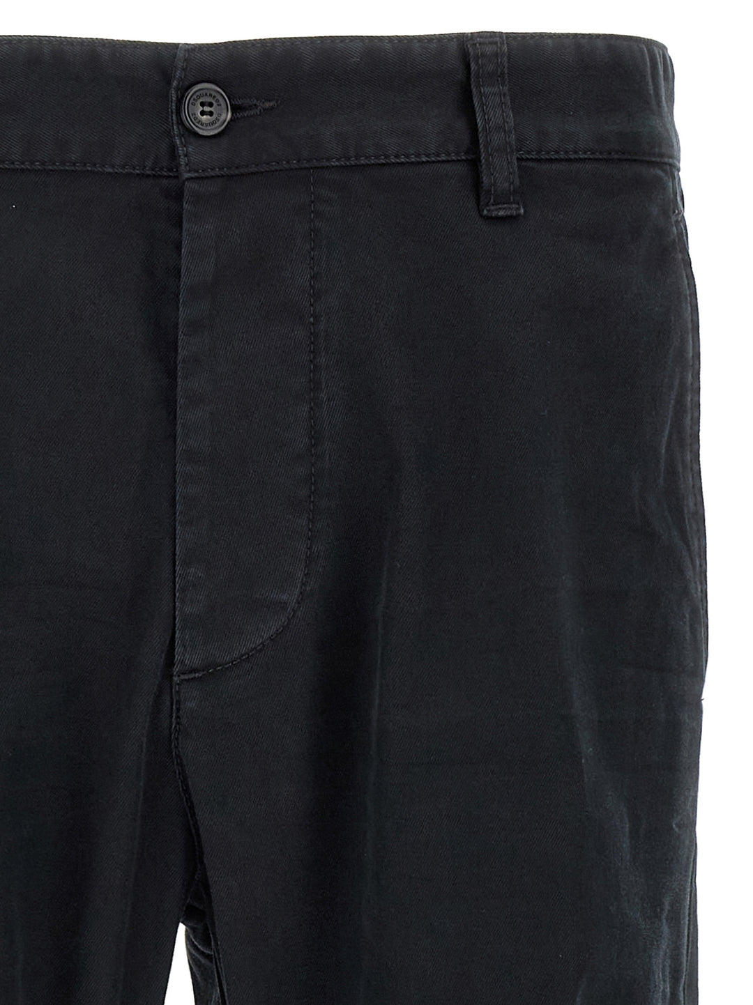 Dsquared² Black Cotton Chino Pants