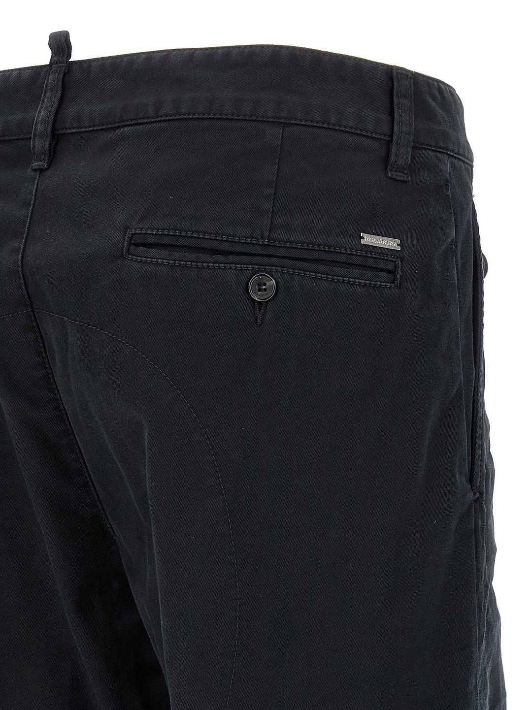 Dsquared² Black Cotton Chino Pants