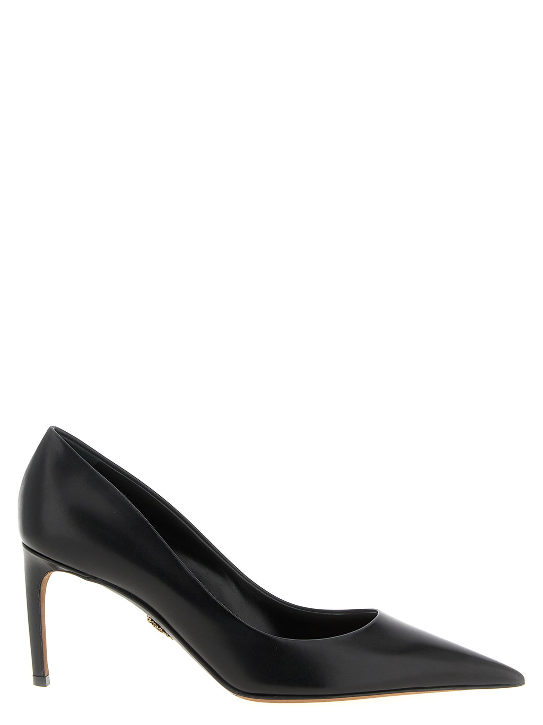 Dolce &amp; Gabbana Black Calfskin High Heel Pumps