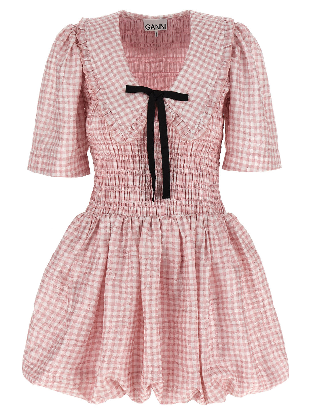 Ganni Multicolor Polyester Short Dress