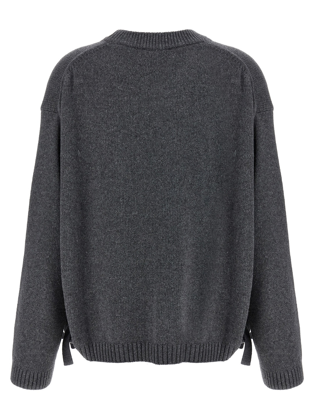Ganni Gray Wool Cardigan