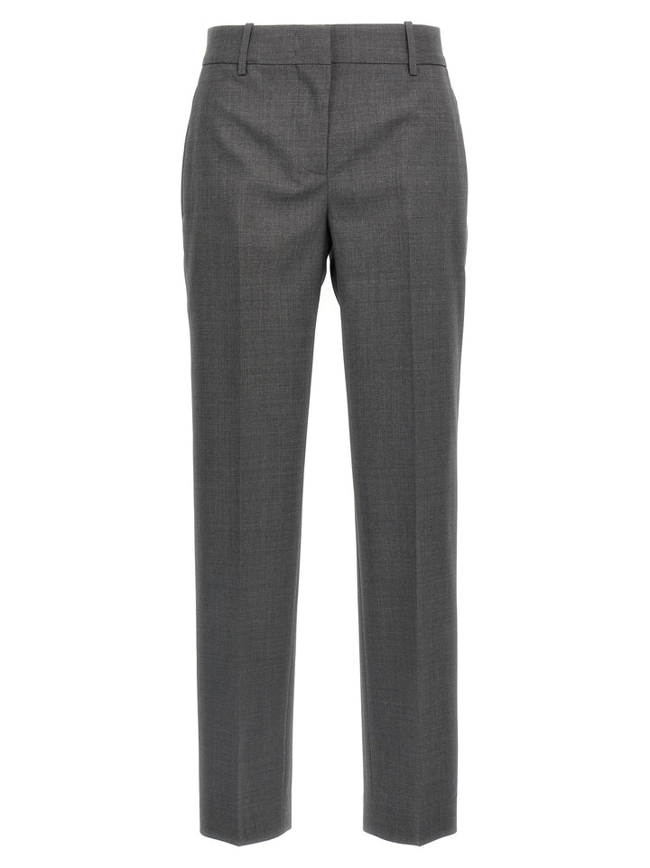 Ermanno Scervino Gray Virgin Wool Dress Pants