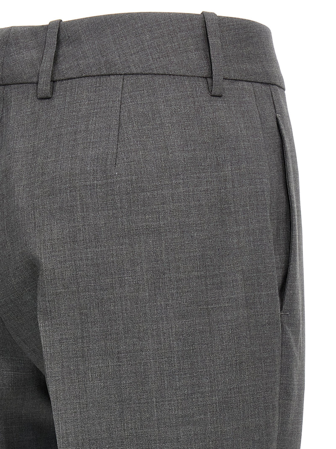 Ermanno Scervino Gray Virgin Wool Dress Pants