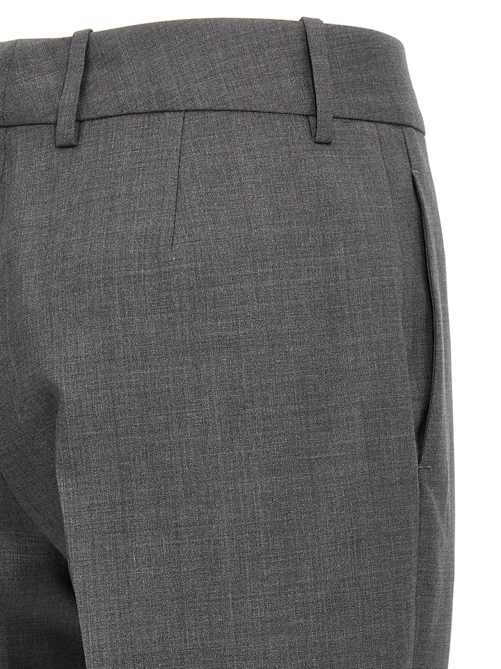 Ermanno Scervino Gray Virgin Wool Dress Pants
