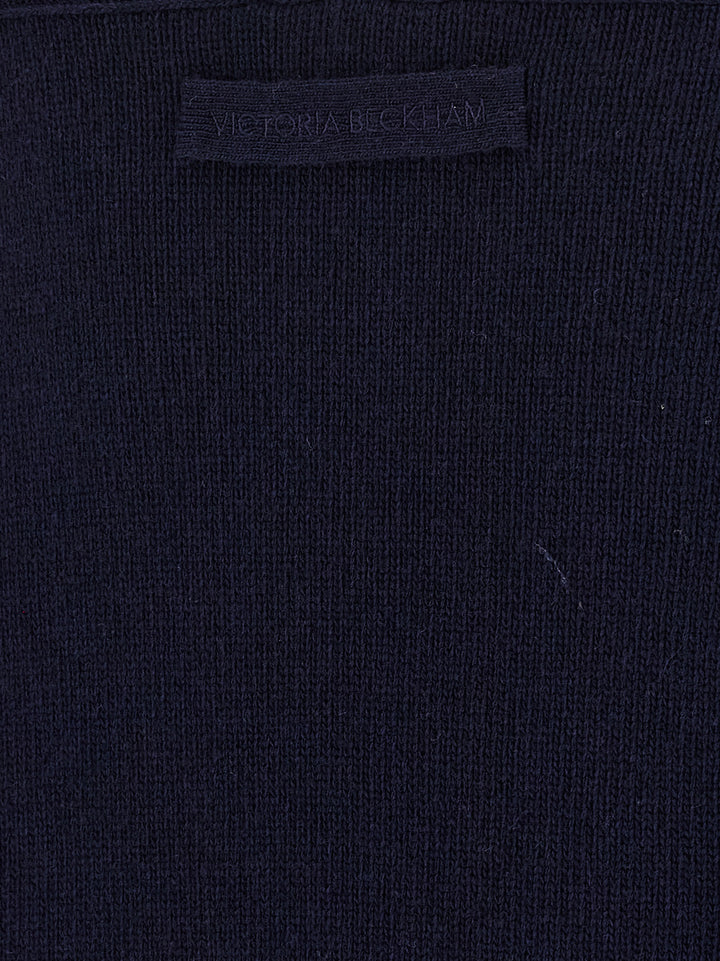 Victoria Beckham Blue Wool Cardigan
