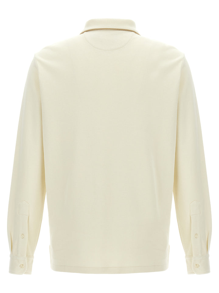 Polo Ralph Lauren Beige Cotton Polo Shirt