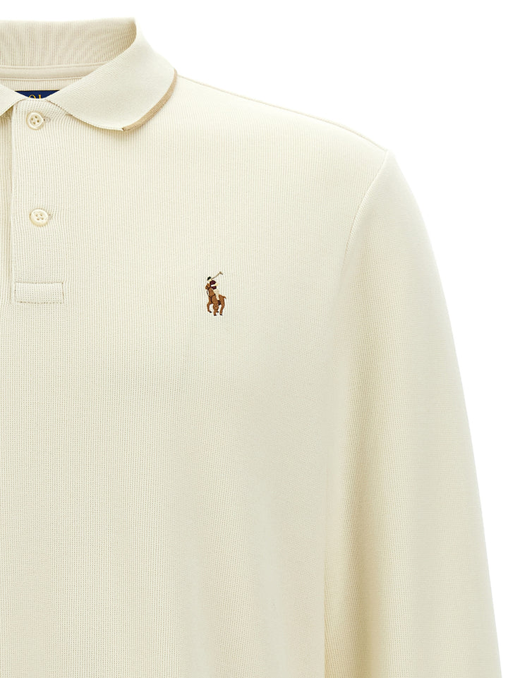 Polo Ralph Lauren Beige Cotton Polo Shirt