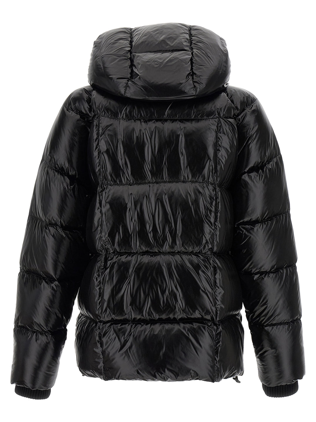 Dsquared² Black Polyamide Full-Length Jacket