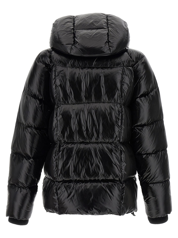 Dsquared² Black Polyamide Full-Length Jacket