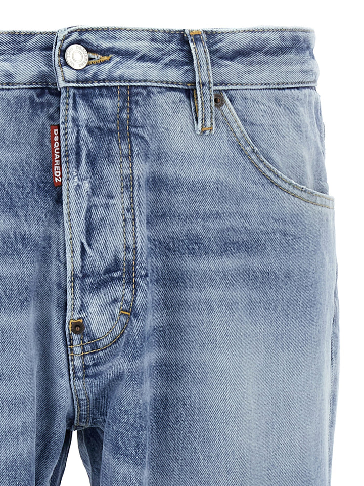 Dsquared² Blue Cotton Skinny Jeans