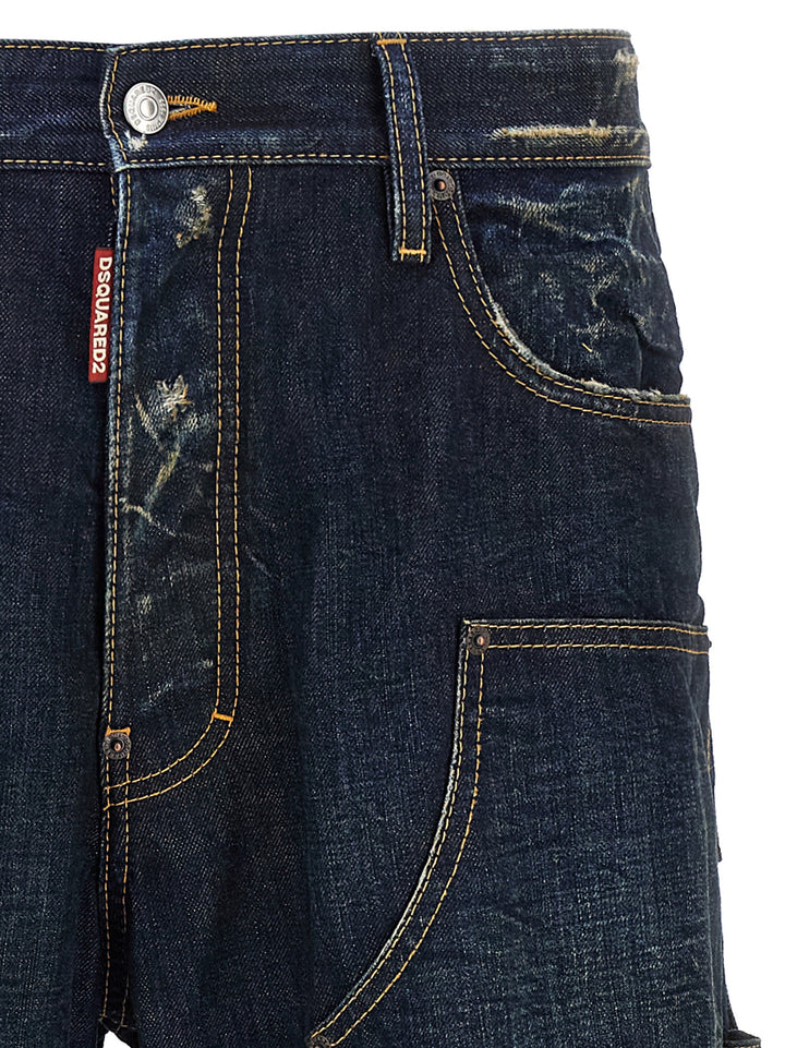 Dsquared² Blue Cotton Jeans Denim