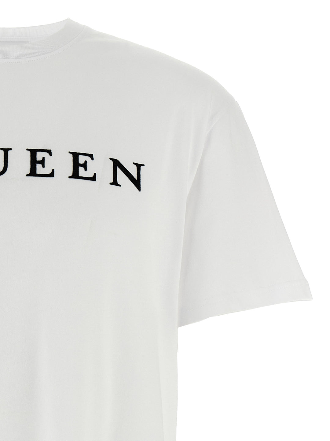 Alexander McQueen Bicolor Cotton T-Shirt