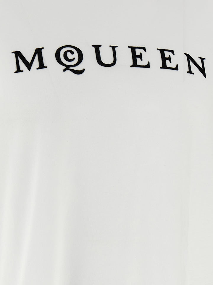 Alexander McQueen Bicolor Cotton T-Shirt