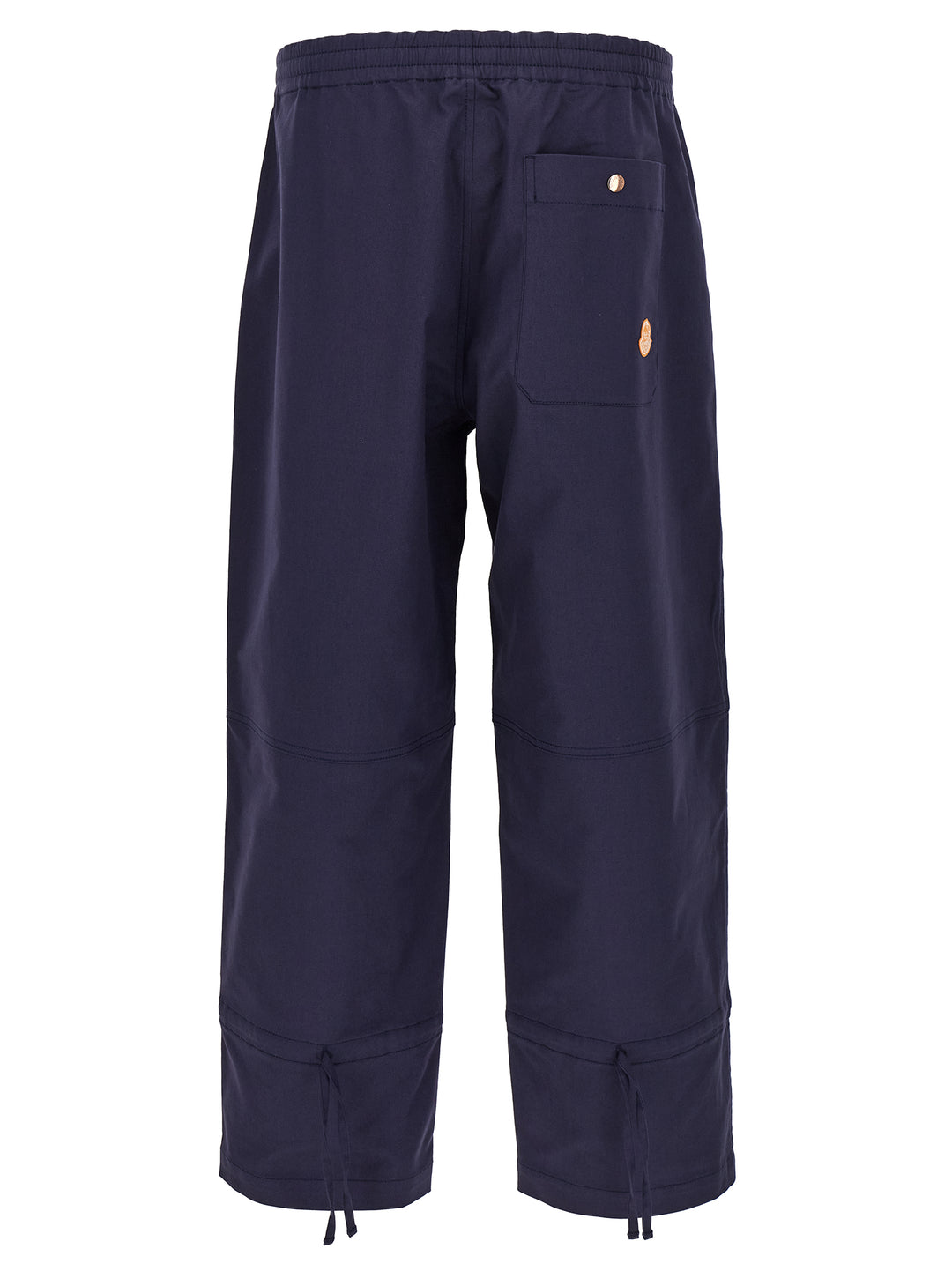 MONCLER GENIUS Blue Cotton Casual Pants