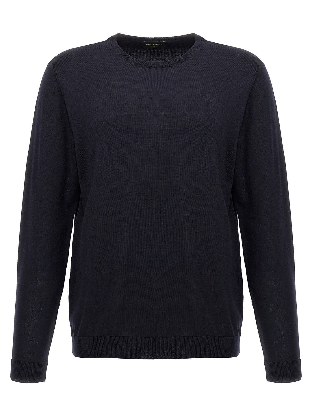 Roberto Collina Blue Merino Wool Cardigan