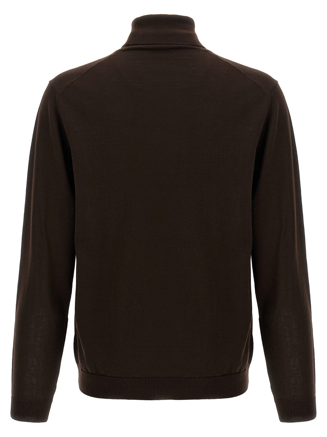 Roberto Collina Brown Merino Wool Cardigan