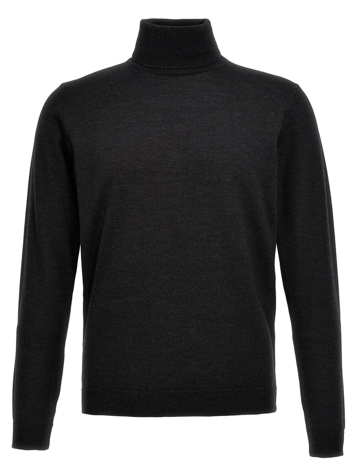 Roberto Collina Gray Merino Wool Cardigan