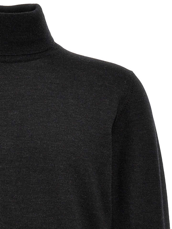 Roberto Collina Gray Merino Wool Cardigan