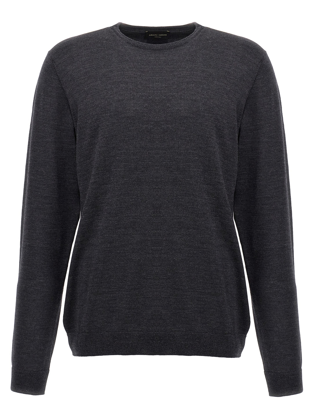 Roberto Collina Gray Merino Wool Cardigan
