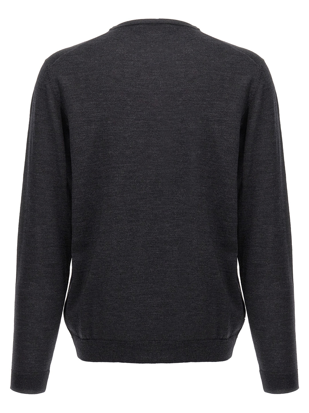 Roberto Collina Gray Merino Wool Cardigan