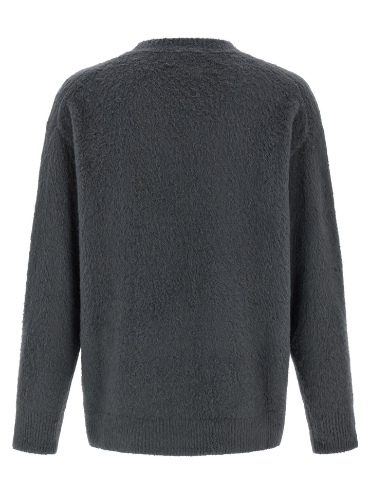 Roberto Collina Gray Cotton Cardigan