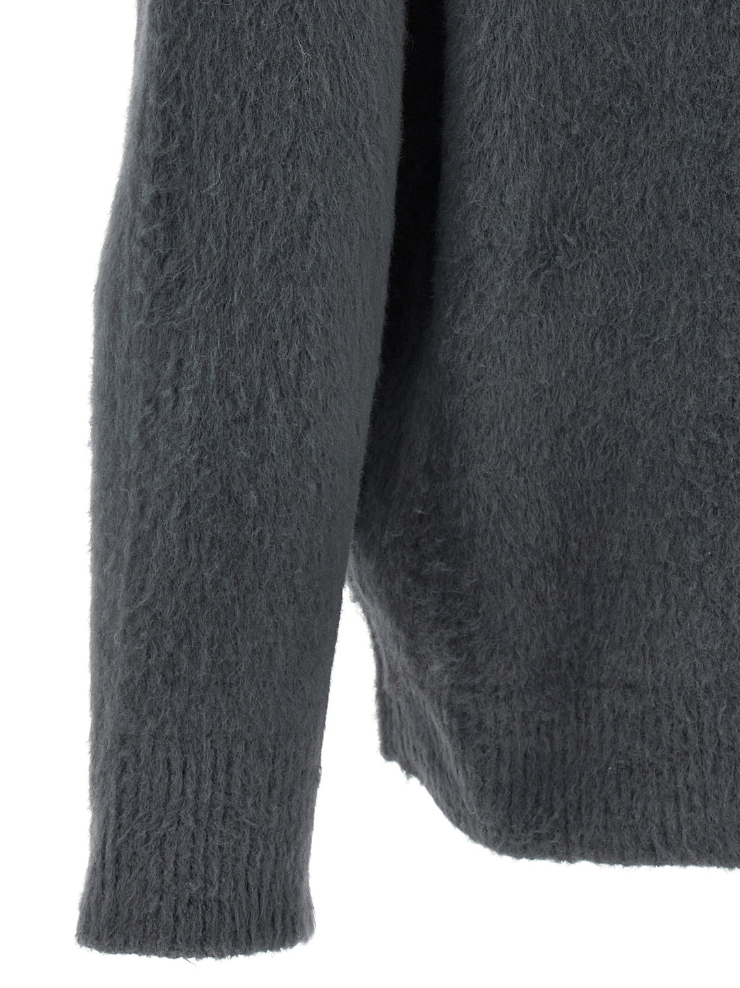 Roberto Collina Gray Cotton Cardigan