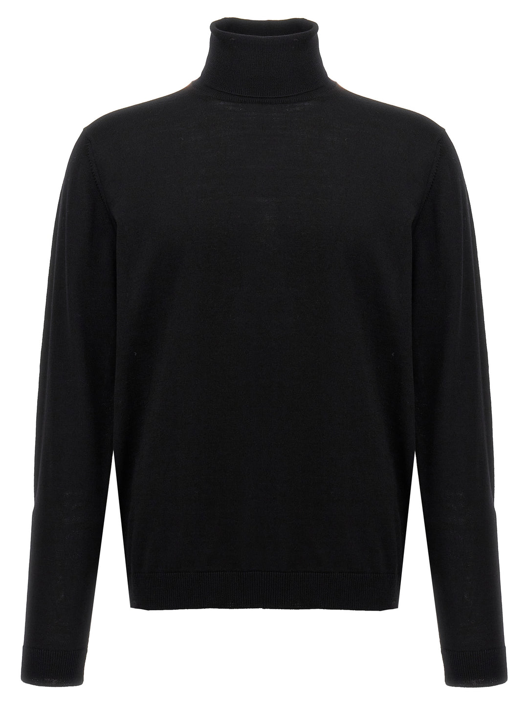 Roberto Collina Black Merino Wool Cardigan