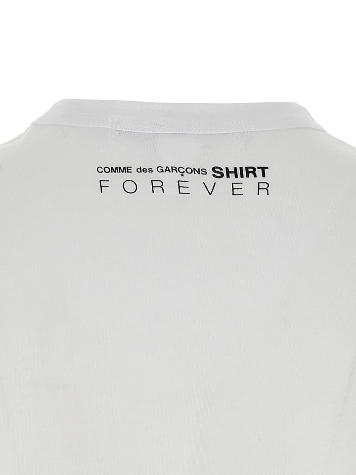 Comme Des Garçons White Cotton T-Shirt