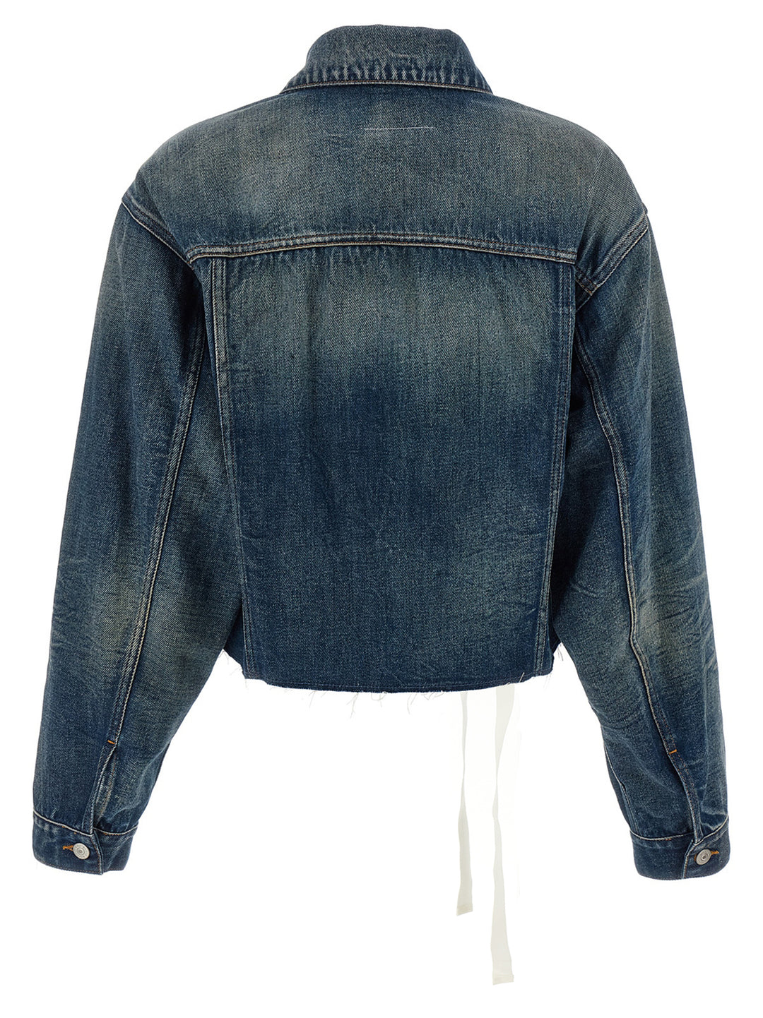 MM6 Maison Margiela Blue Cotton Denim Jacket