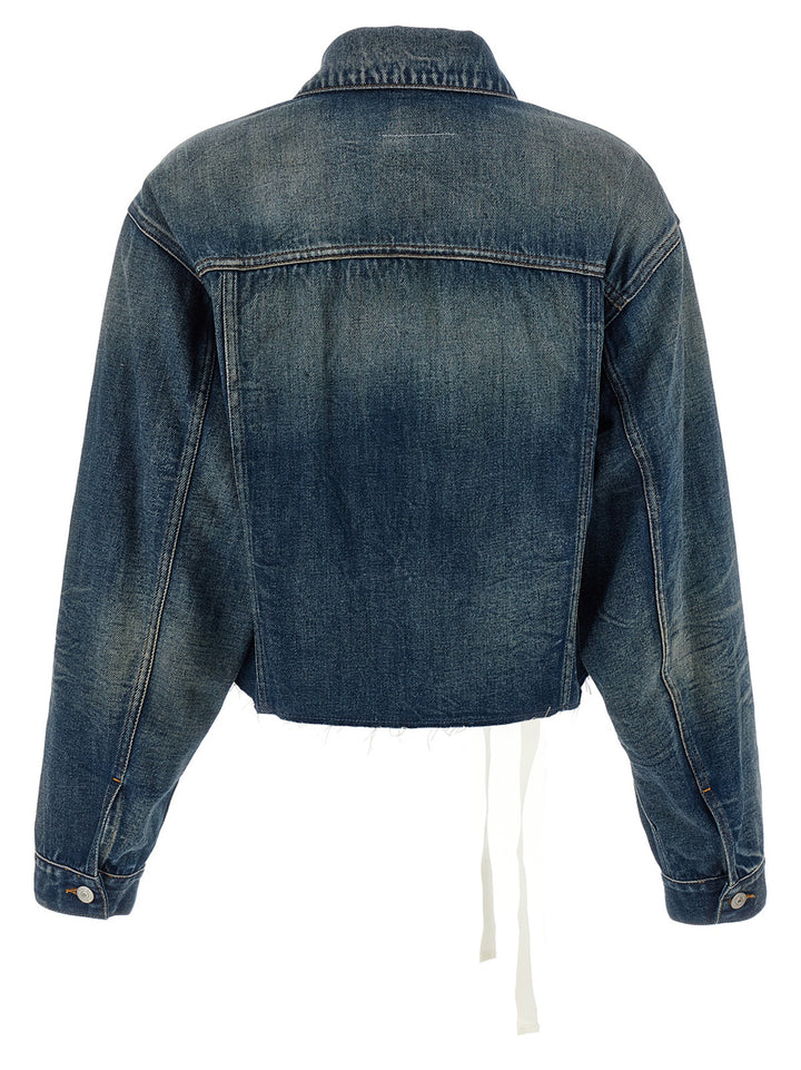 MM6 Maison Margiela Blue Cotton Denim Jacket