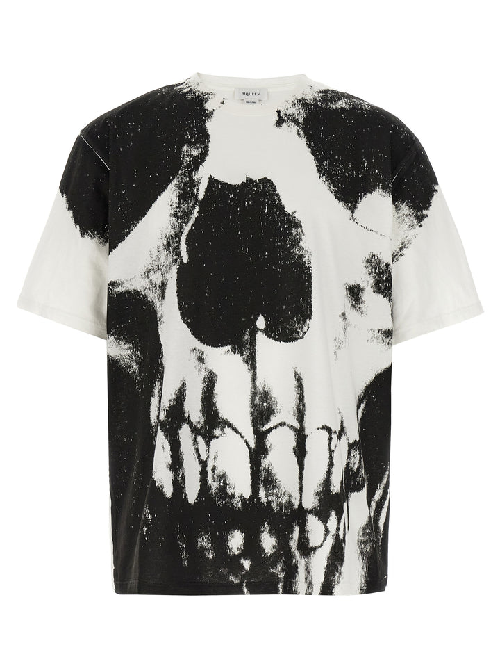Alexander McQueen Bicolor Cotton T-Shirt