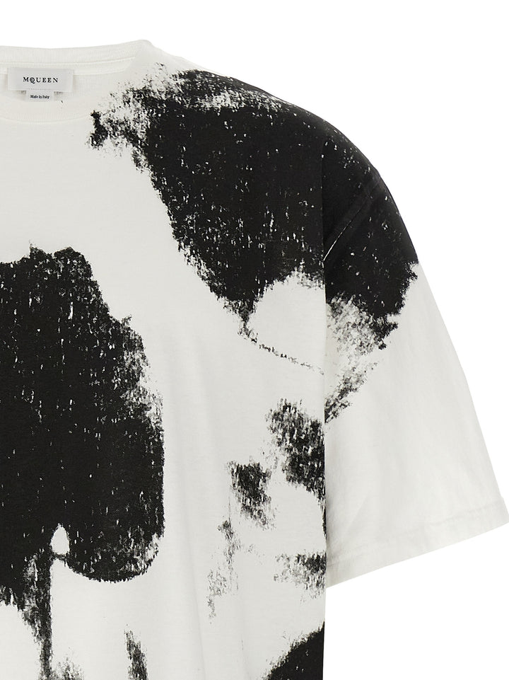 Alexander McQueen Bicolor Cotton T-Shirt
