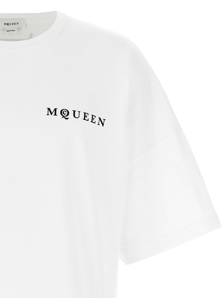 Alexander McQueen Bicolor Cotton T-Shirt