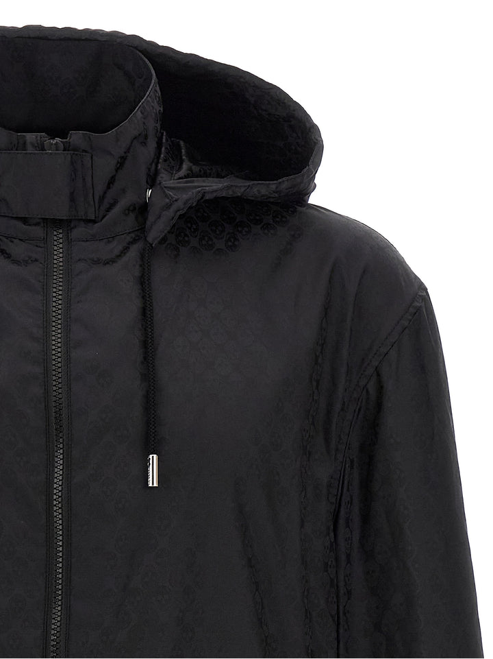 Alexander McQueen Black Polyamide Shell Jacket